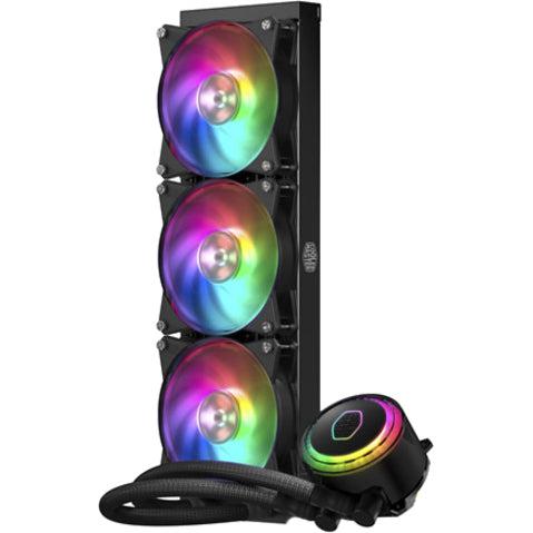 Cooler Master Masterliquid Ml360R Argb Close-Loop Aio Cpu Liquid Cooler, 360 Radiator, Dual