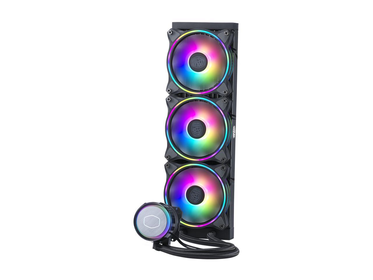 Coolermaster Masterliquid Ml360 Illusion, Translucent Dome, 3Rd Gen Dual Chamber Pump, 240 Radiator,