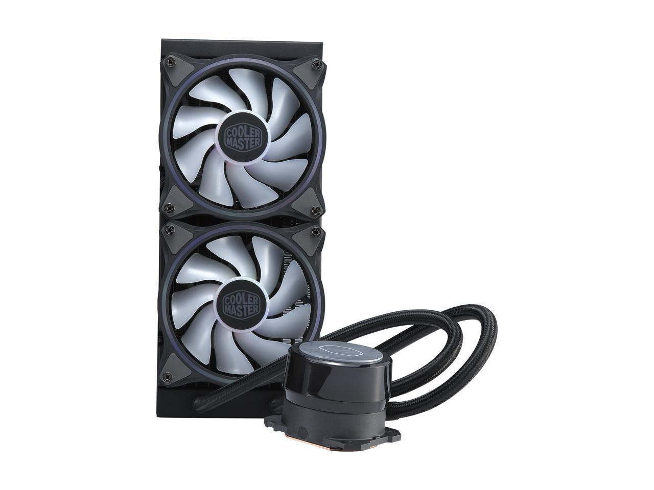 Coolermaster Masterliquid Ml240 Illusion, Translucent Dome, 3Rd Gen Dual Chamber Pump, 240 Radiator, Mlx-D24M-A18P2-R1