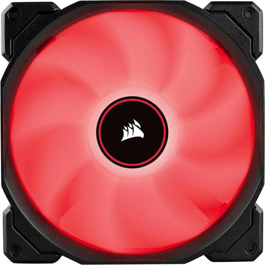 Corsair Af Series Af140 Led (2018) Co-9050089-Ww 140Mm Red Led Case Fan, 2-Pack