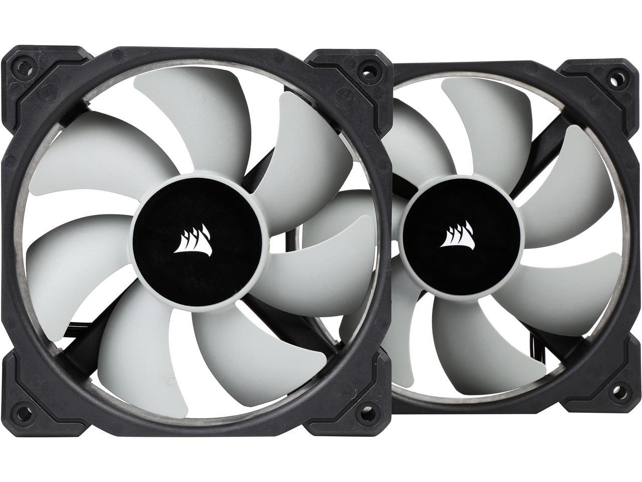 Corsair Co-9050039-Ww 120Mm Ml120, 120Mm Premium Magnetic Levitation Pwm Fan (2-Pack)
