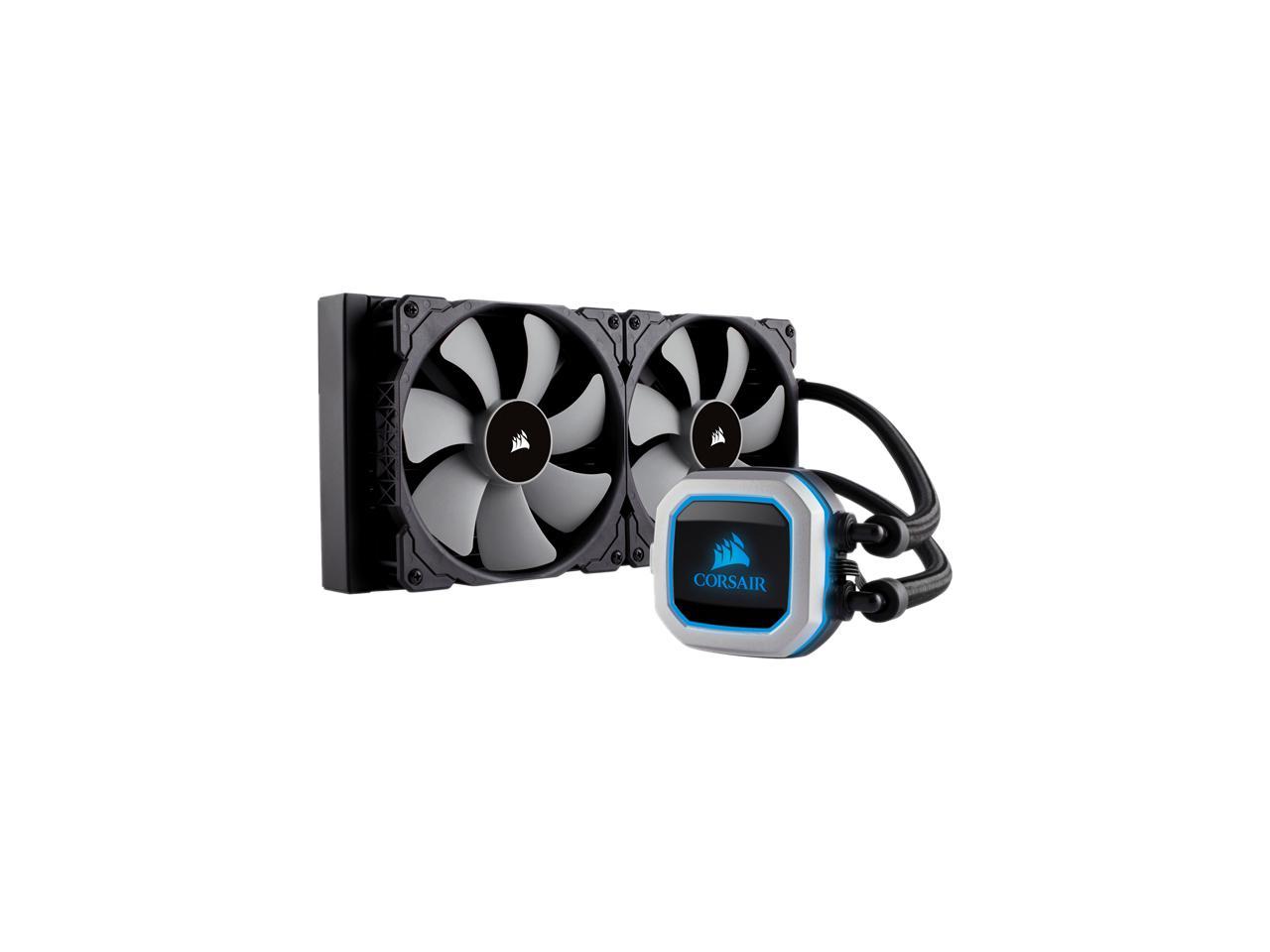 Corsair Hydro Series, H115I Pro Rgb, Cw-9060032-Ww, 280Mm, Dual 140Mm Ml Pwm Fans, Advanced Rgb