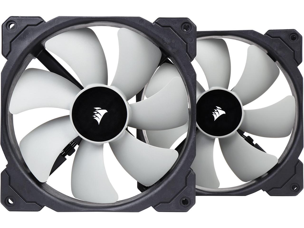 Corsair Ml140 Co-9050044-Ww 140Mm Premium Magnetic Levitation Pwm Fan Black (2-Pack)