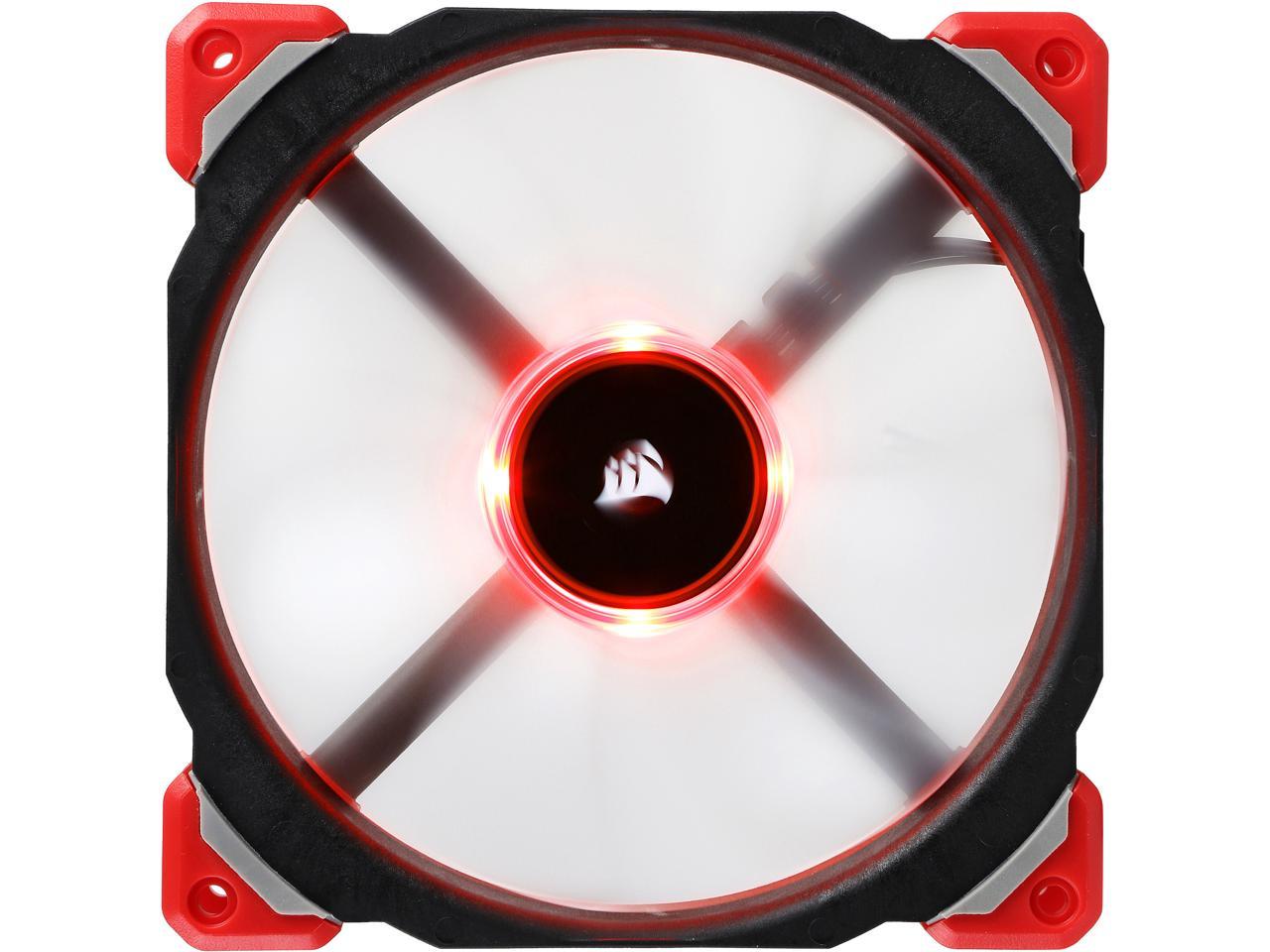 Corsair Ml140 Pro Led Co-9050047-Ww 140Mm Premium Magnetic Levitation Pwm Fan Red
