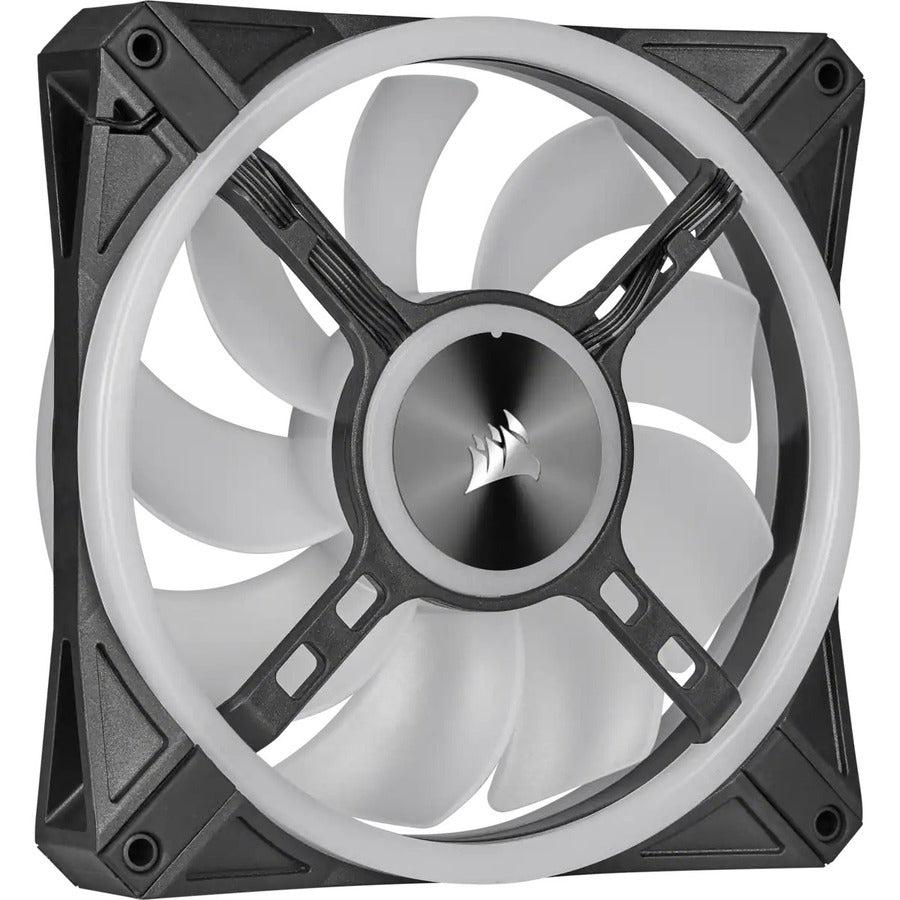 Corsair Ql Series, Icue Ql140 Rgb, 140Mm Rgb Led Fan, Dual Pack With Lighting Node Core, Co-9050100-Ww