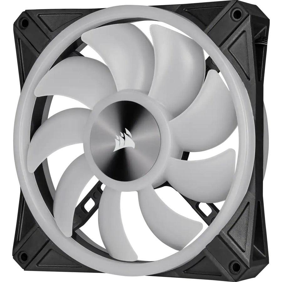 Corsair Ql Series, Icue Ql140 Rgb, 140Mm Rgb Led Fan, Dual Pack With Lighting Node Core, Co-9050100-Ww
