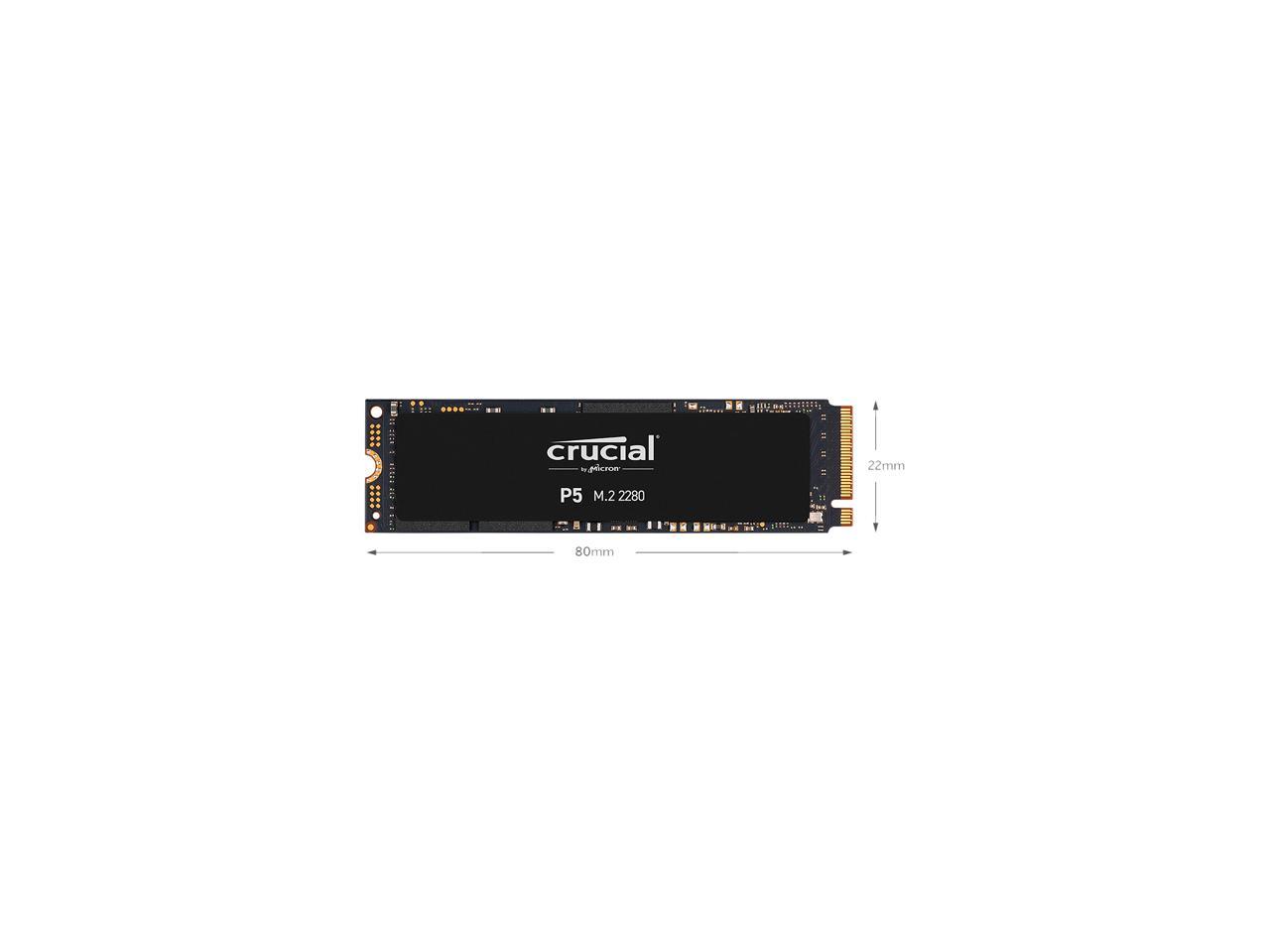 Crucial P5 2Tb 3D Nand Nvme Internal Ssd, Up To 3400 Mb/S - Ct2000P5Ssd8