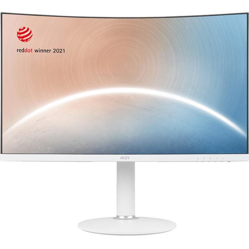 Curved Computer Monitor - MSI Modern MD271CPW Business Productivity Display | TechSoft MODERNMD271CPW