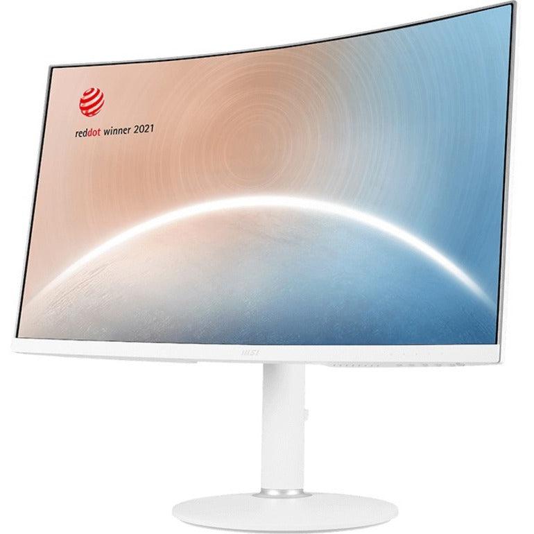 Curved Computer Monitor - MSI Modern MD271CPW Business Productivity Display | TechSoft MODERNMD271CPW