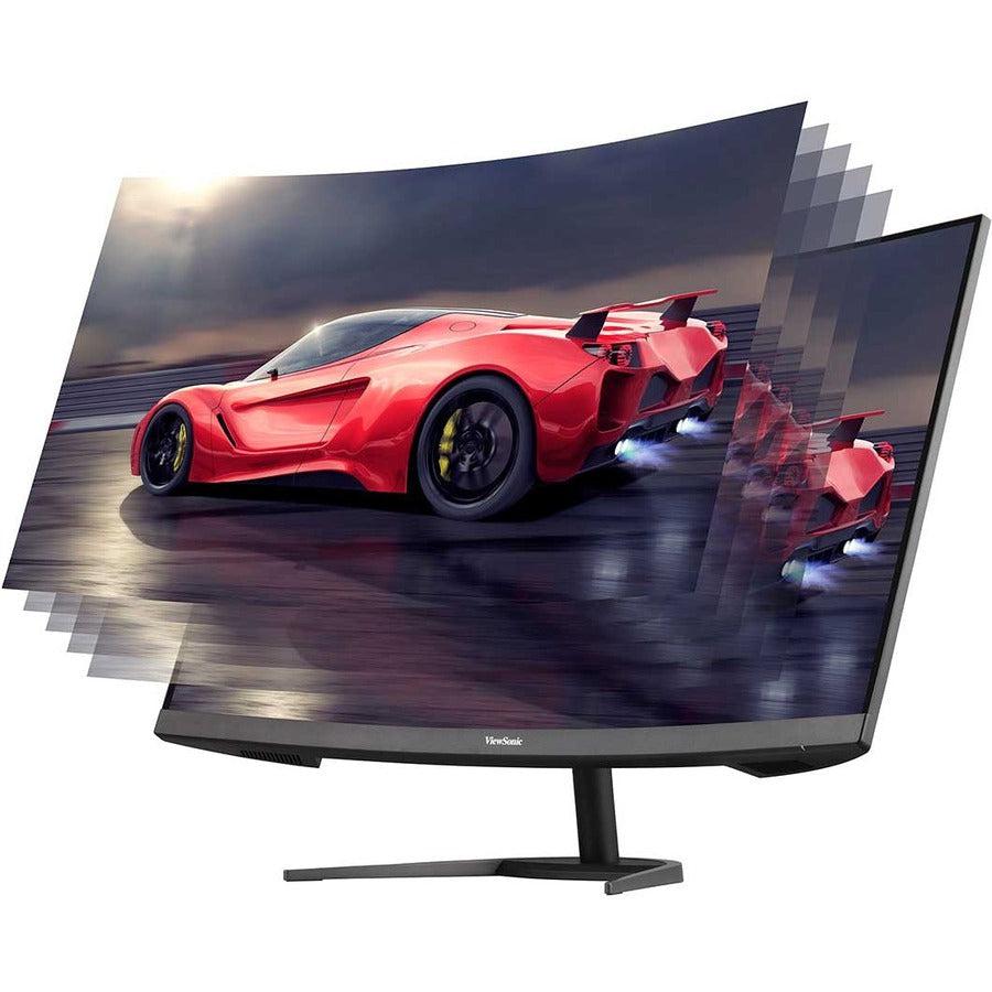 Curved Gaming Monitor - 27 Inch 180Hz 1ms FreeSync Premium Display | Tecisoft VX2718-PC-MHD