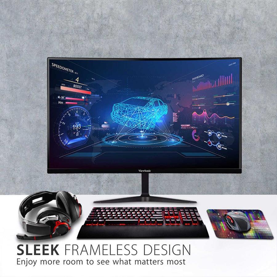 Curved Gaming Monitor - 27" WQHD 180Hz FreeSync Premium | Tecisoft VX2718-2KPC-MHD