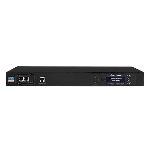 Cyberpower Pdu20Swhviec10Atnet Power Distribution Unit (Pdu) 10 Ac Outlet(S) 1U Black