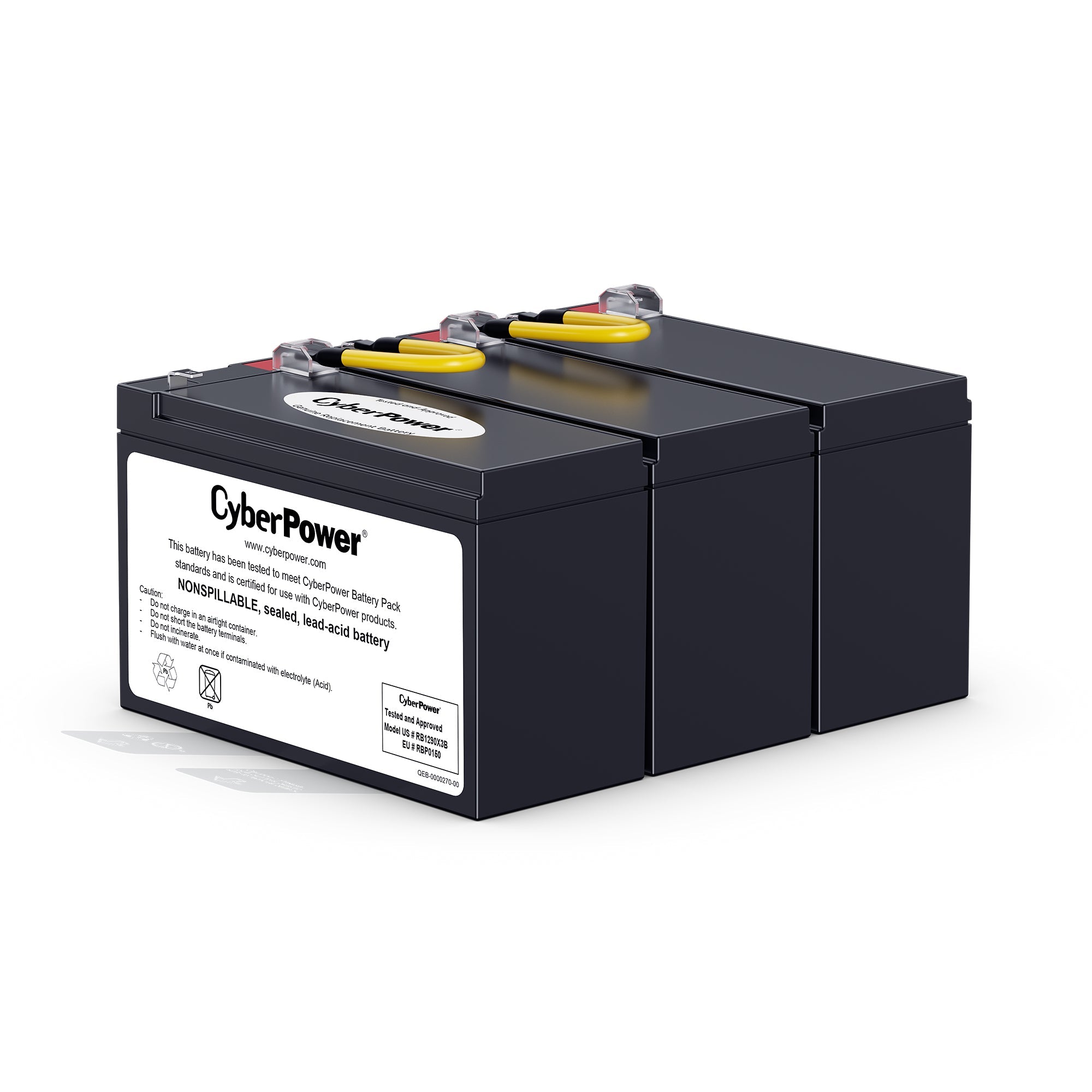 Cyberpower Rb1290X3B Ups Battery Sealed Lead Acid (Vrla) 12 V 9 Ah