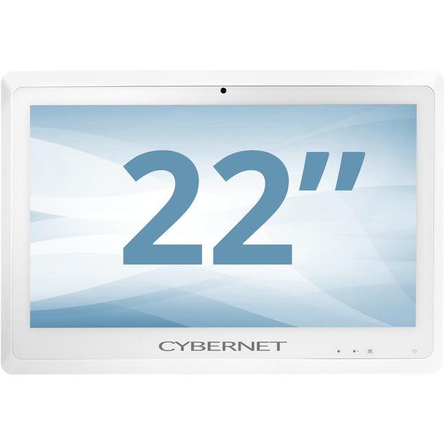 Cybernet CyberMed S S22 All-in-One Computer - Intel Core i5 6th Gen i5-6200U - 8 GB - 128 GB SSD - 21.5 Full HD Touchscreen - Desktop - White" CYBERMED-S22