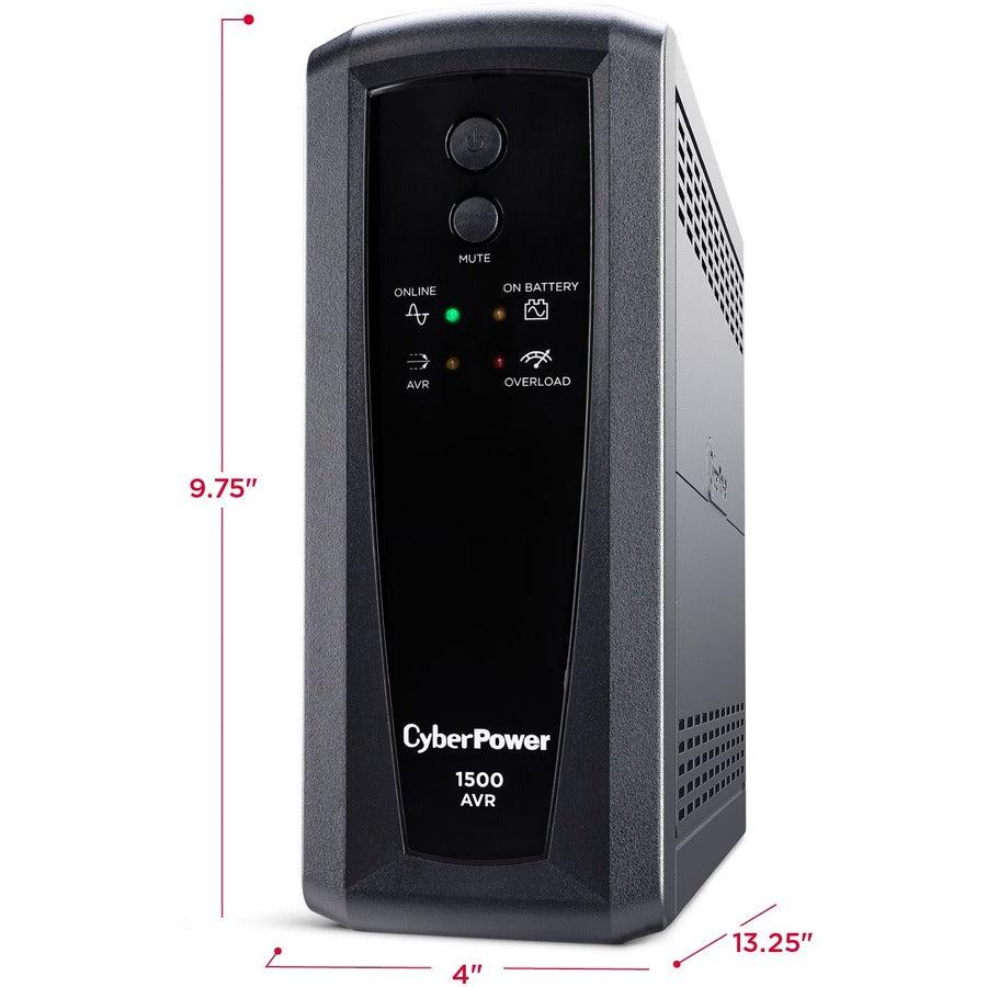 Cyberpower Cp1500Avrt Uninterruptible Power Supply (Ups) Line-Interactive 1.5 Kva 900 W