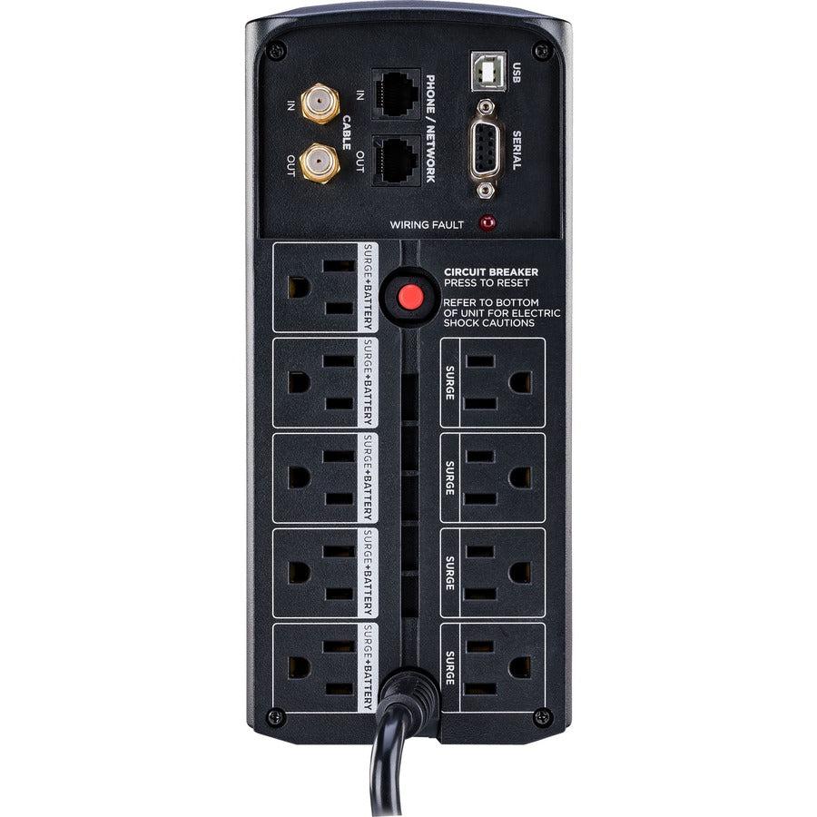 Cyberpower Cp850Avrlcd Uninterruptible Power Supply (Ups) Line-Interactive 0.85 Kva 510 W