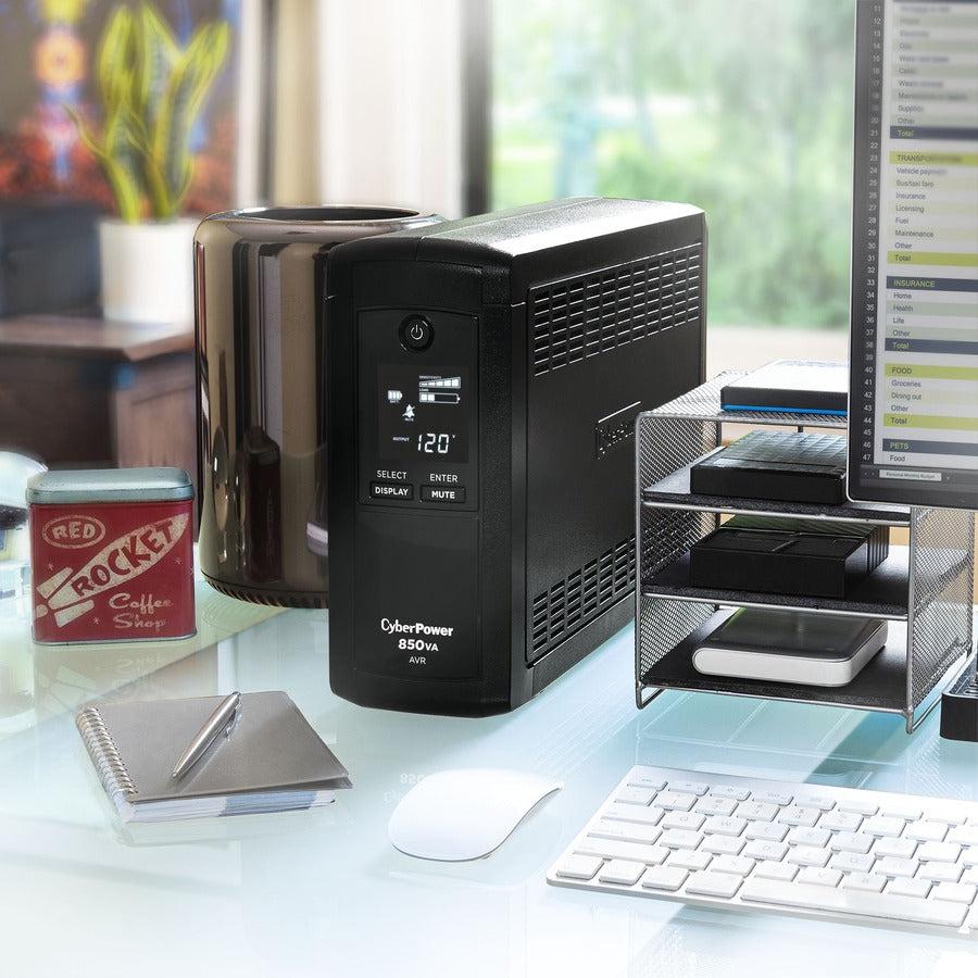 Cyberpower Cp850Avrlcd Uninterruptible Power Supply (Ups) Line-Interactive 0.85 Kva 510 W