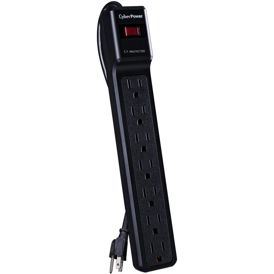 Cyberpower Csb706 Surge Protector Black 7 Ac Outlet(S) 125 V 1.829 M
