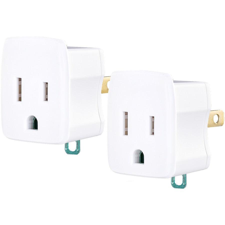 Cyberpower Gt1W2Pk Power Plug Adapter Nema 5-15P Nema 5-15R White