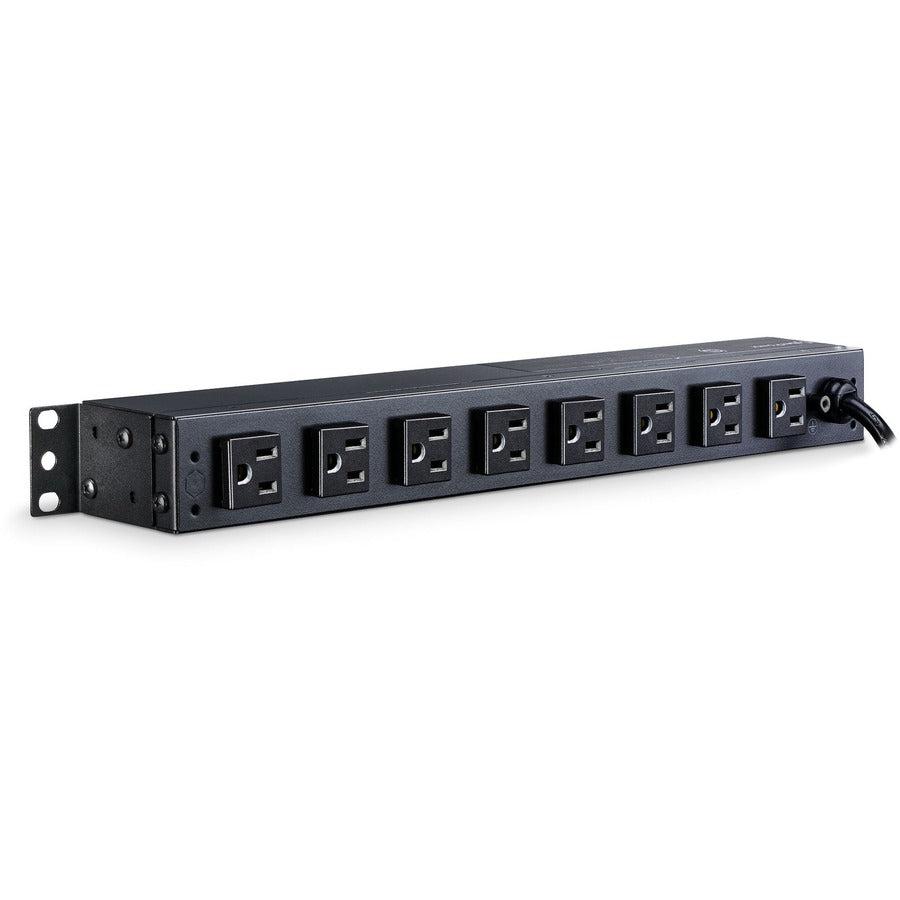 Cyberpower Pdu15M2F8R Power Distribution Unit (Pdu) 10 Ac Outlet(S) 1U Black
