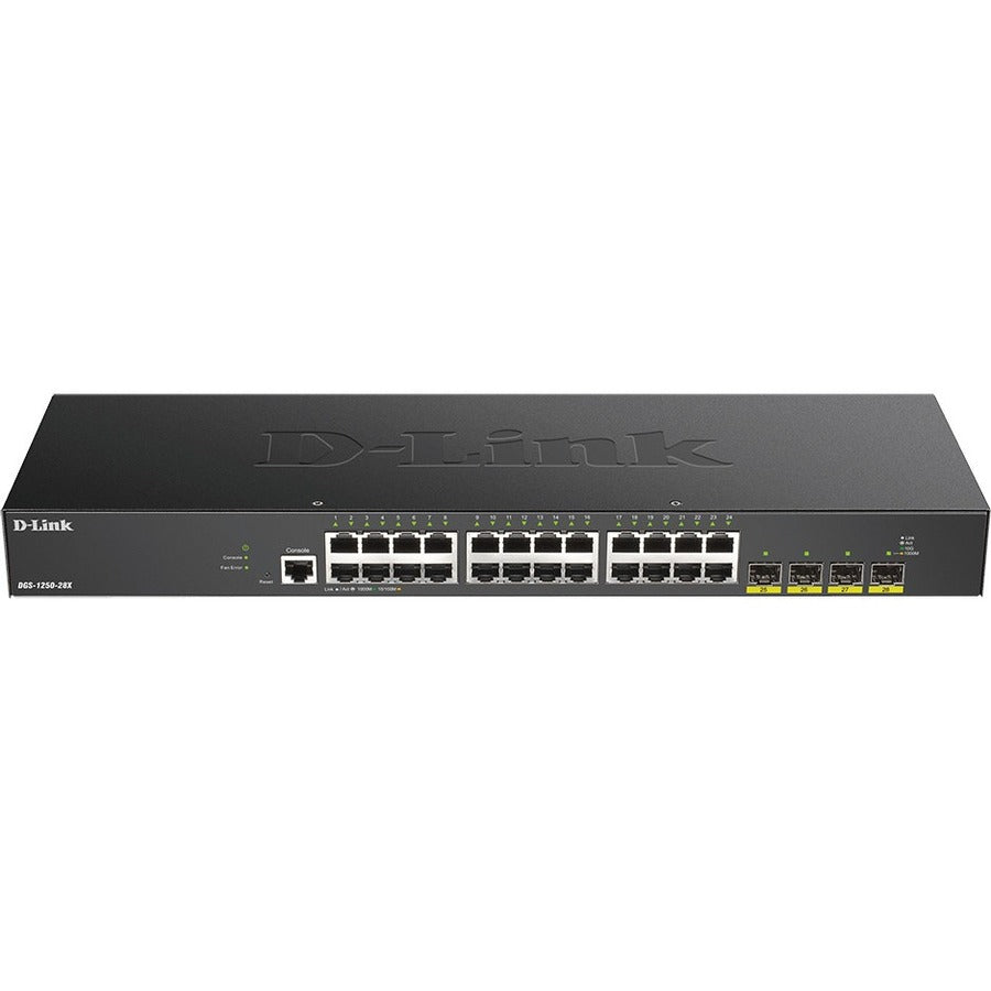 D-Link 28-Port 10-Gigabit Smart Managed Switch DGS-1250-28X-6KV