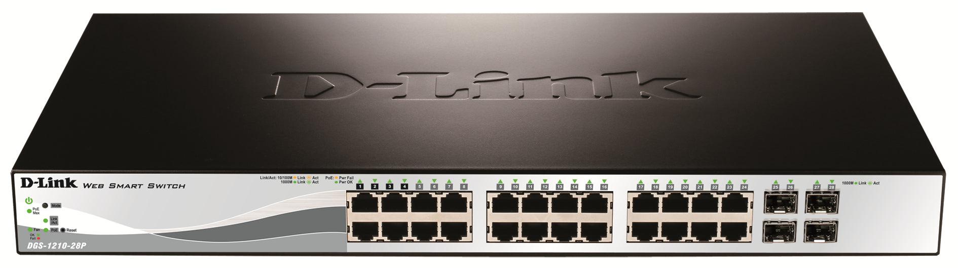 D-Link Dgs-1210-28P Network Switch Managed L2 Power Over Ethernet (Poe) 1U