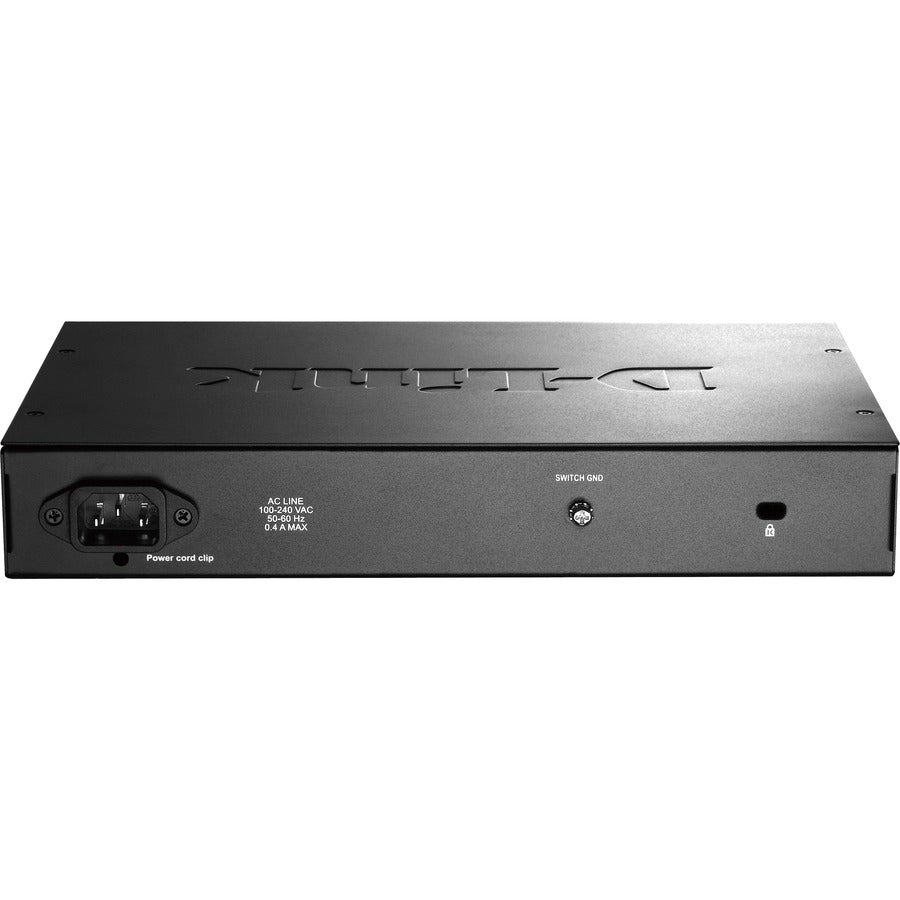 D-Link Dgs-1024D Network Switch Unmanaged Gigabit Ethernet (10/100/1000) 1U Black, Silver