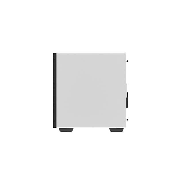 Deepcool Macube 110 Wh Micro Atx Case With Full-Size Magnetic Tempered Glass Removable Hdd Cage And Built-In Graphics Card Holder - White