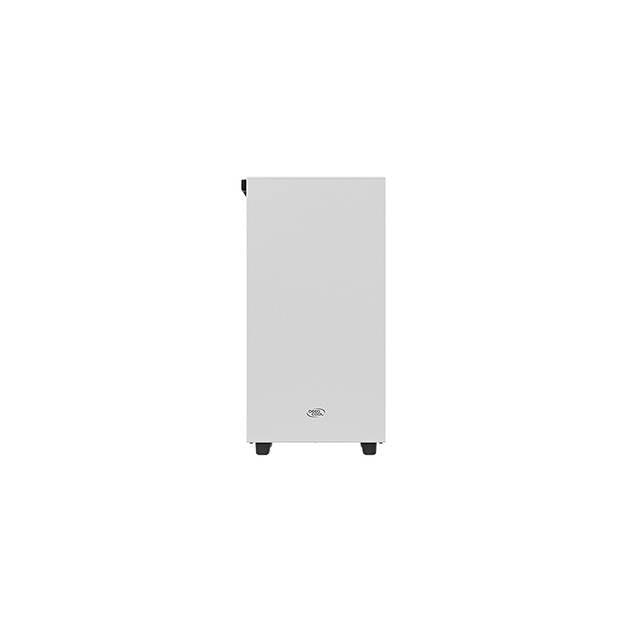 Deepcool Macube 110 Wh Micro Atx Case With Full-Size Magnetic Tempered Glass Removable Hdd Cage And Built-In Graphics Card Holder - White