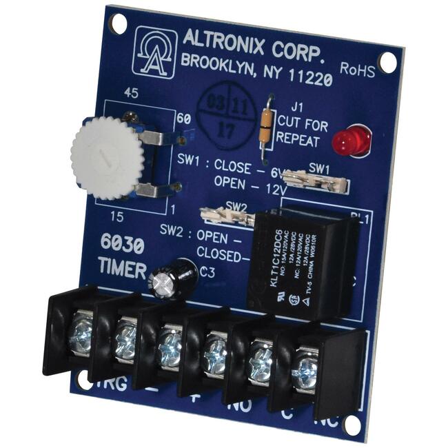 Delay / Bell Cut-Off Timer 6 Or,12Vdc Operation 1 Sec-60 Min