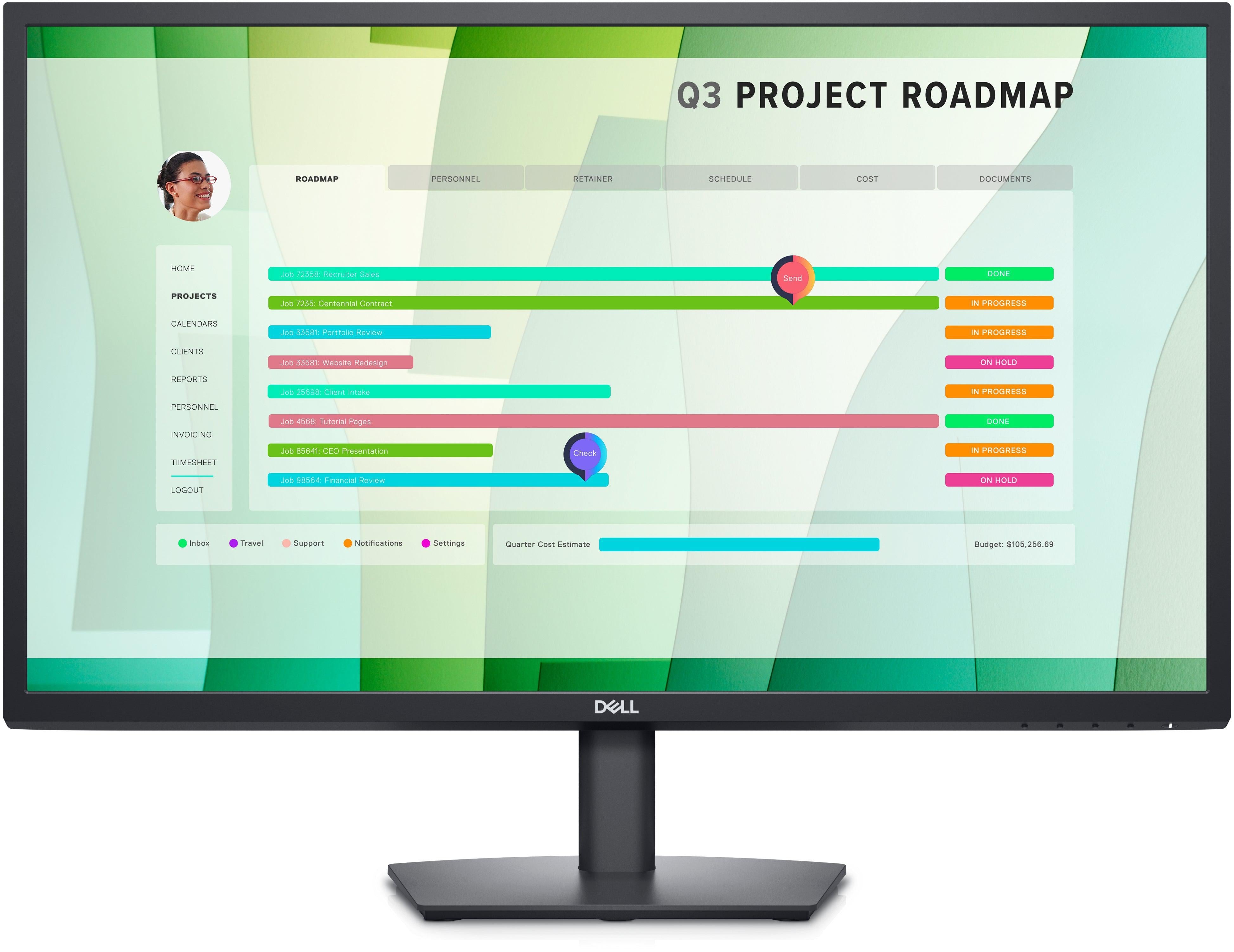 Dell E Series E2723Hn 68.6 Cm (27") 1920 X 1080 Pixels Full Hd Lcd Black