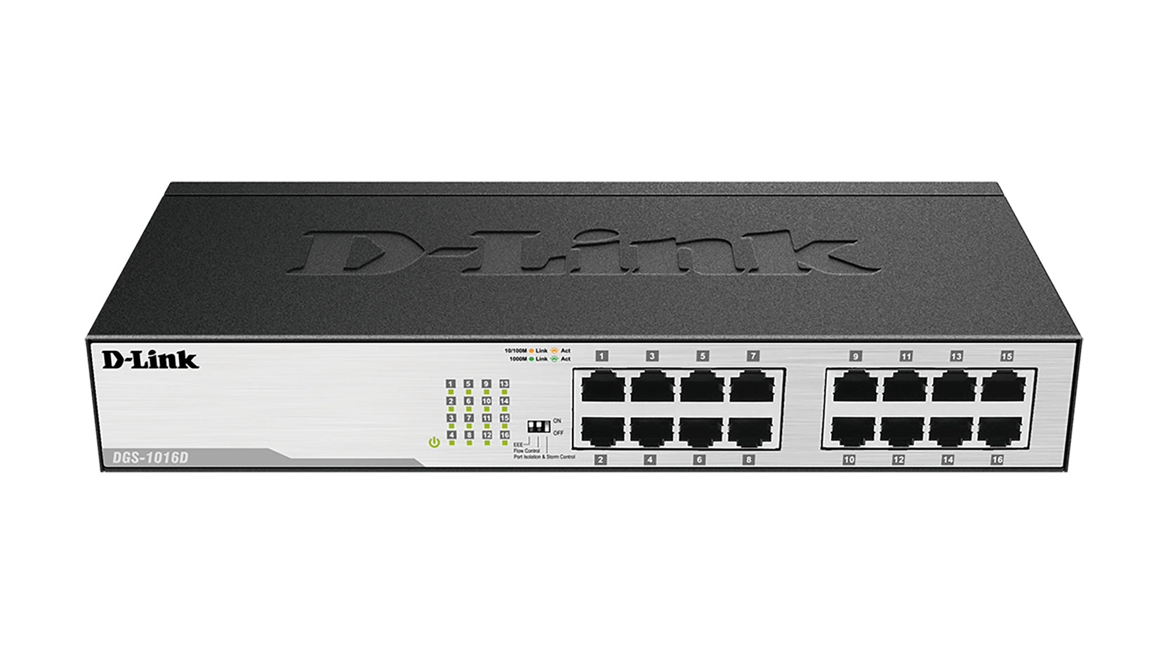 DGS-1016D 16-Port Gigabit Unmanaged Desktop Switch - D-Link