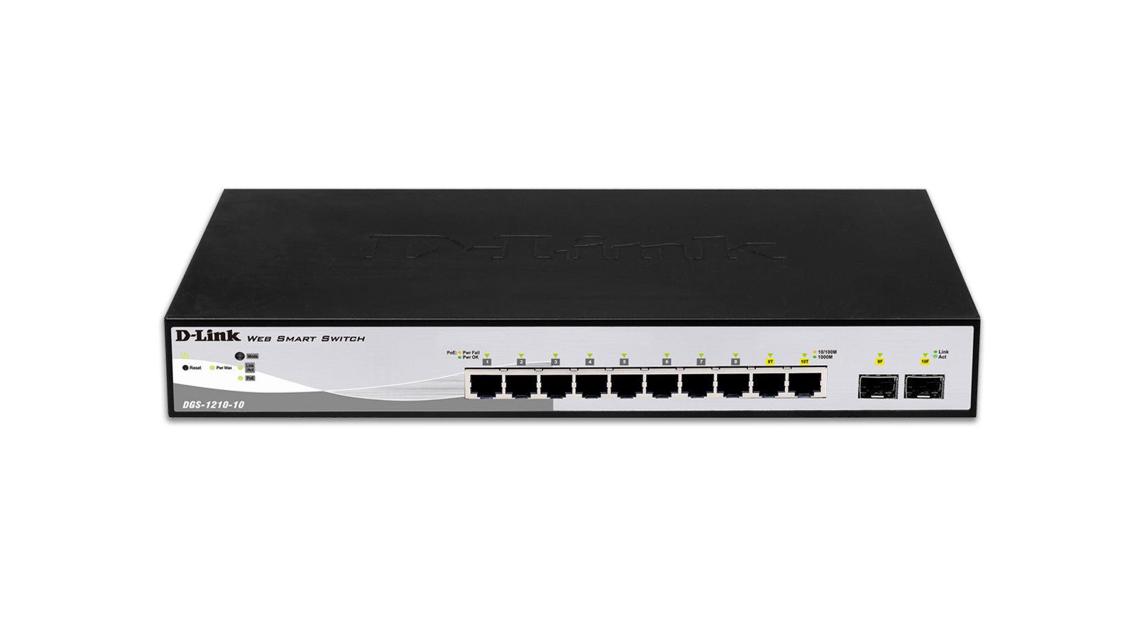 DGS-1210-10 10-Port Gigabit Smart Managed Switch