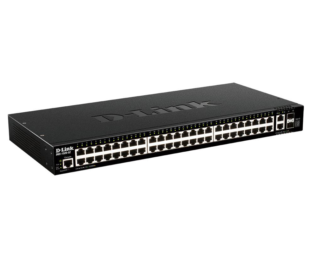 DGS-1520-52 Layer 3 Stackable Smart Managed Switch - 52-Port 10GB | TecISoft
