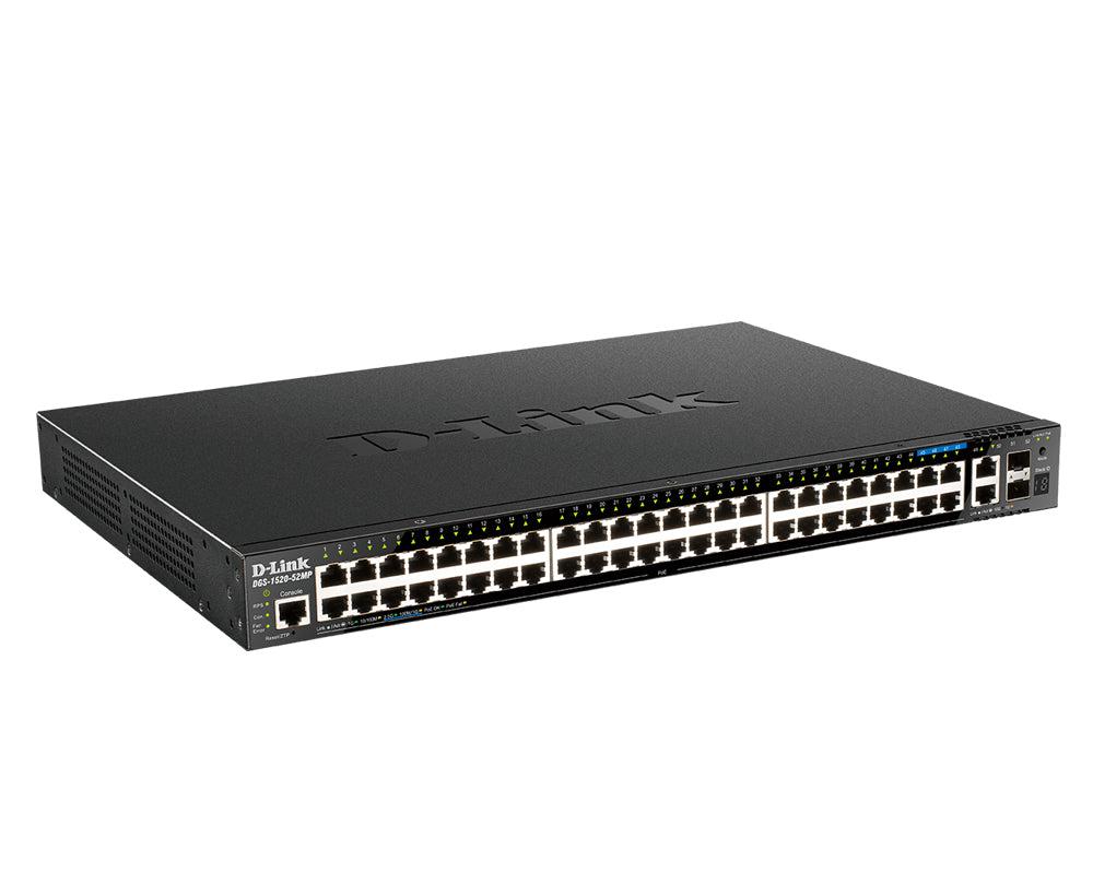 DGS-1520-52MP Layer 3 Stackable Smart Managed Switch - 48 Port PoE Enterprise