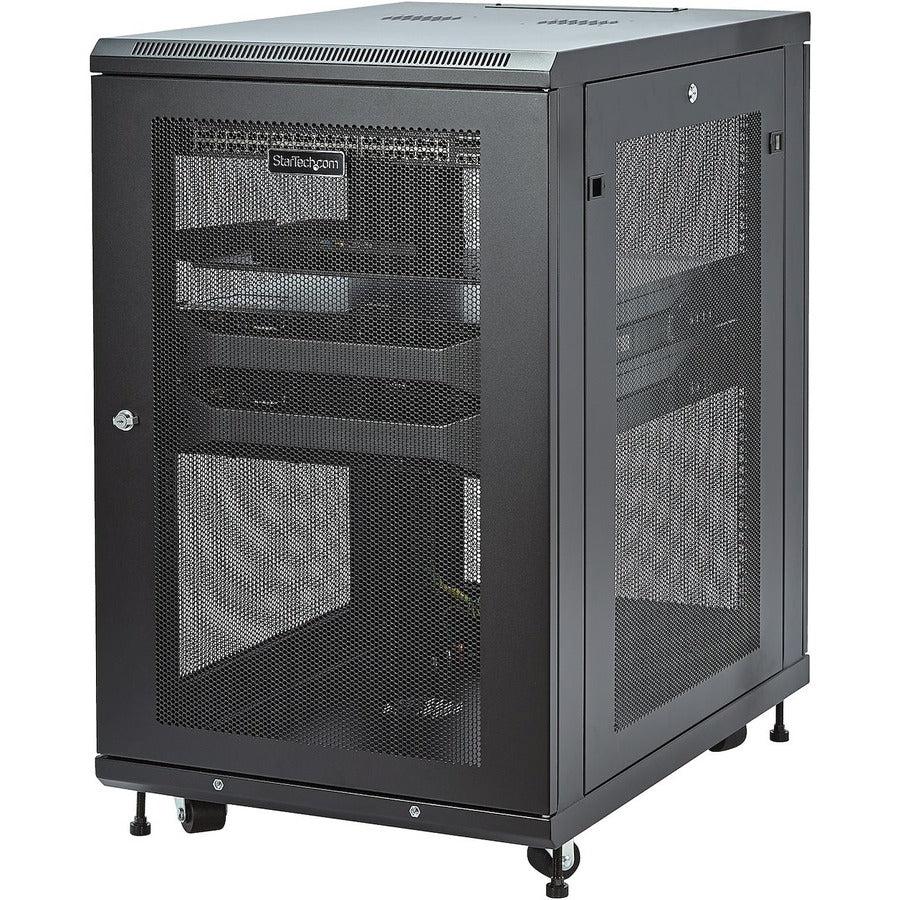 Data Center Server Rack - 18U Professional Enclosure | StarTech RK1833BKM