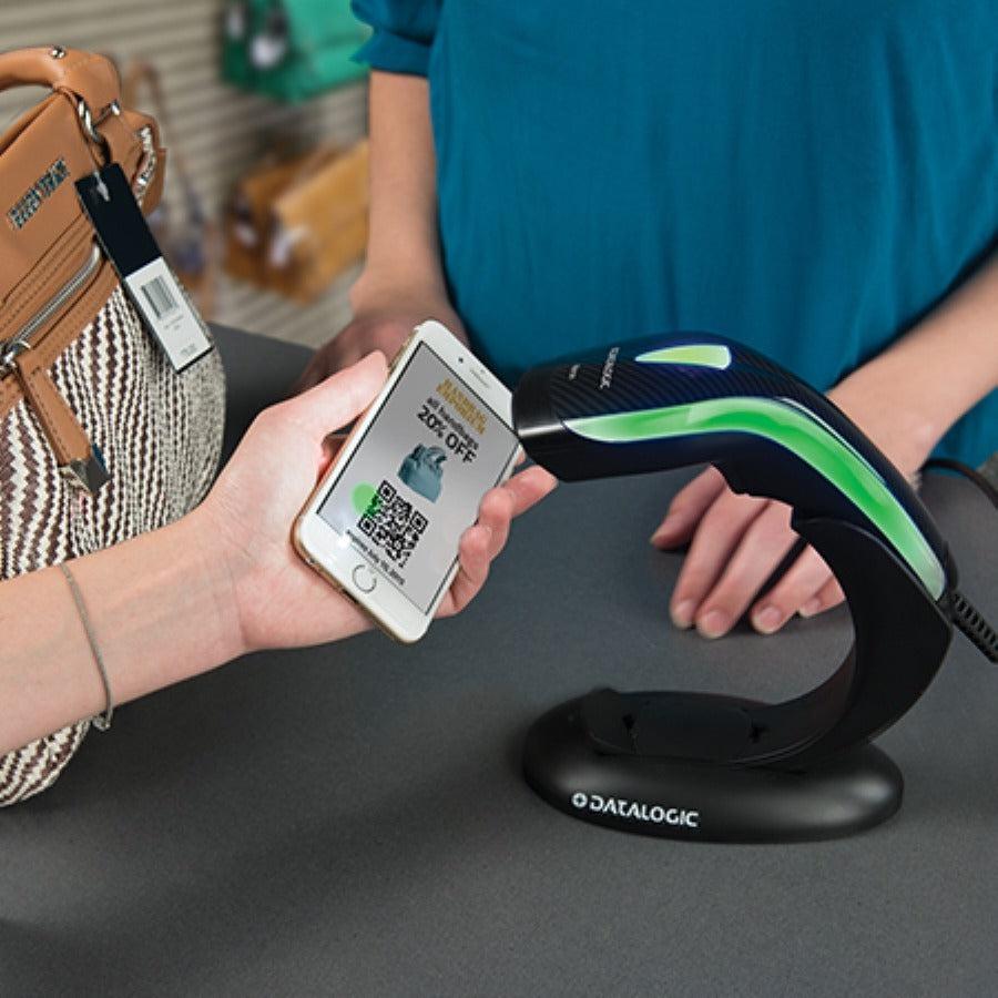 Datalogic Heron HD3430 Handheld Barcode Scanner Kit HD3430-BKK1B