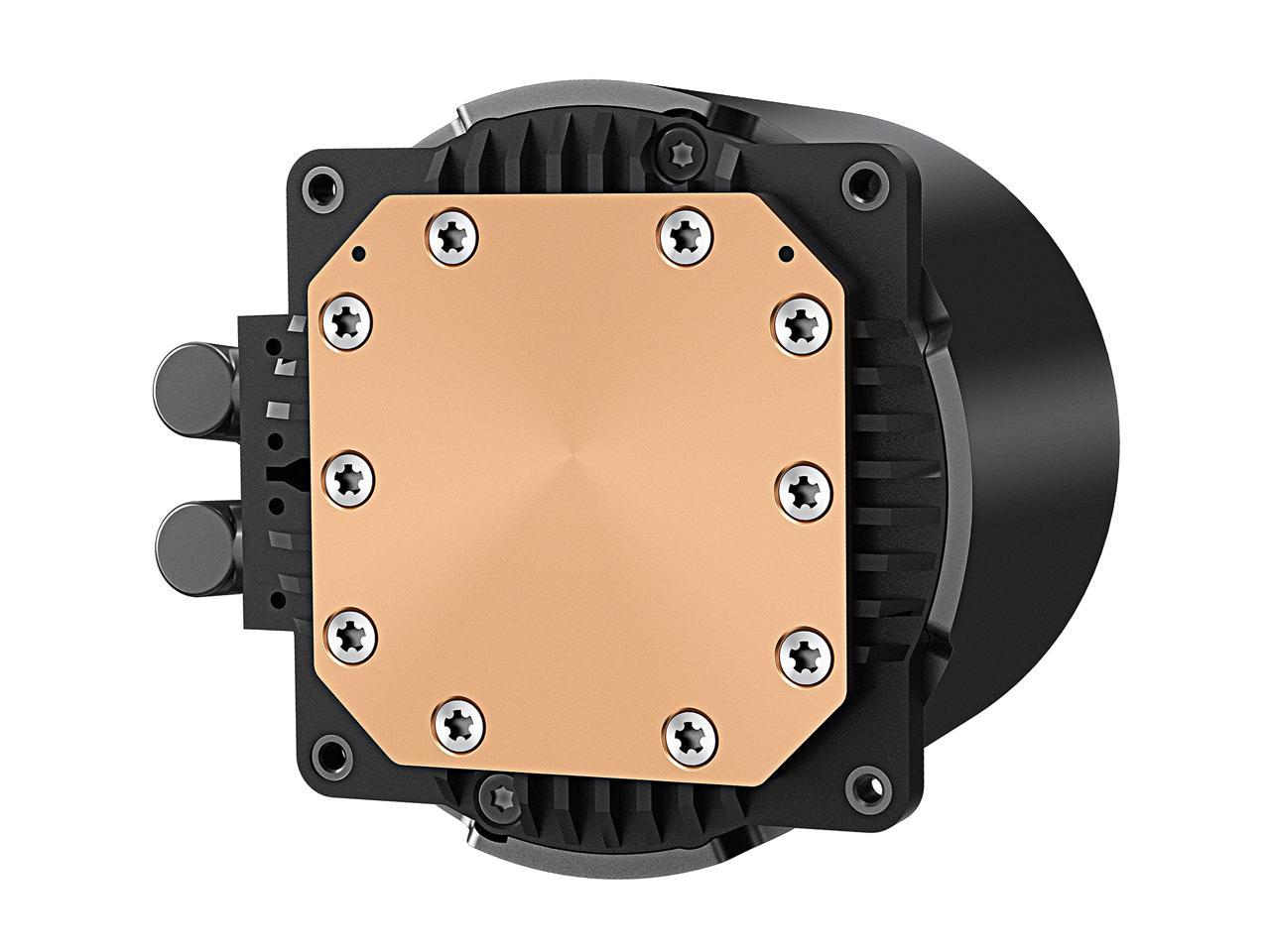 Deepcool Castle 120R Aio Liquid Cpu Cooler, Anti-Leak Technology, 120Mm Rgb Pwm Fan, 12V 4-Pin Motherboard Connector, Intel 115X/ 1200/ 2066, Amd Am4