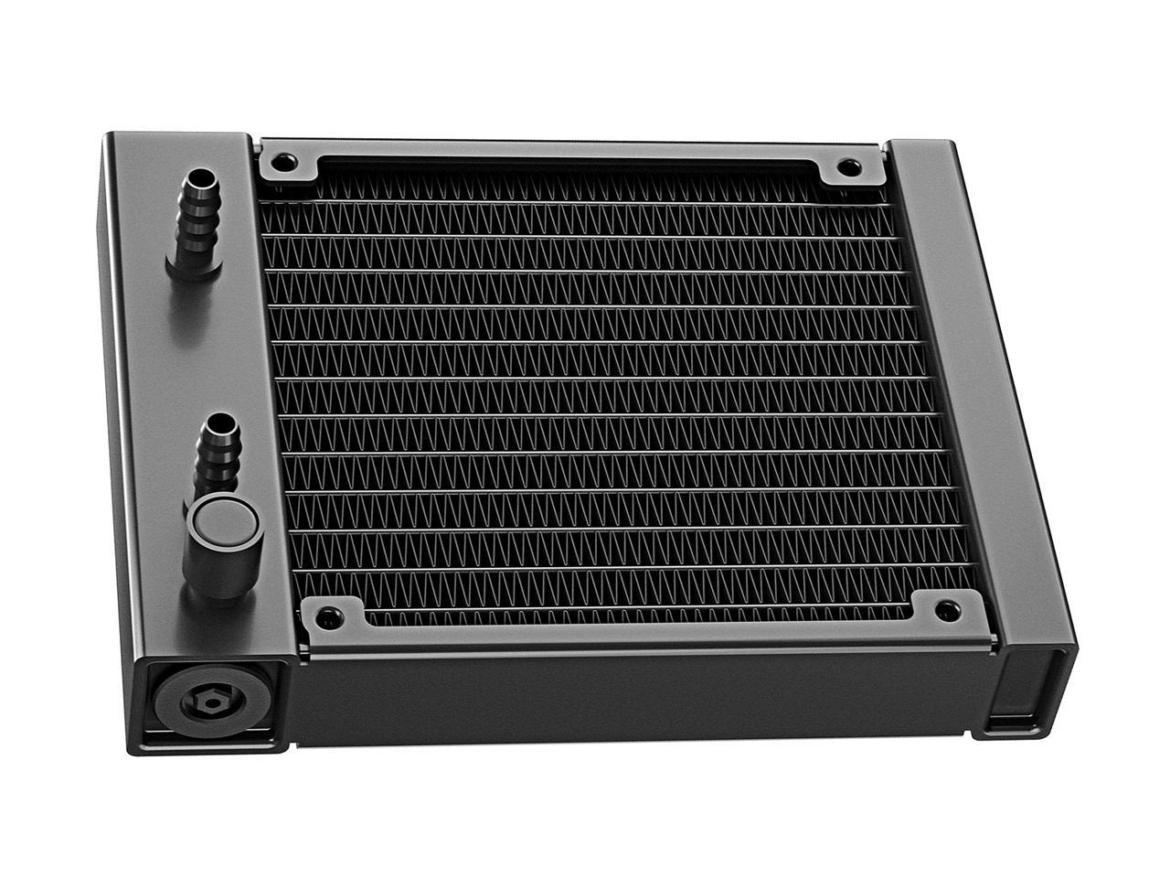 Deepcool Castle 120R Aio Liquid Cpu Cooler, Anti-Leak Technology, 120Mm Rgb Pwm Fan, 12V 4-Pin Motherboard Connector, Intel 115X/ 1200/ 2066, Amd Am4