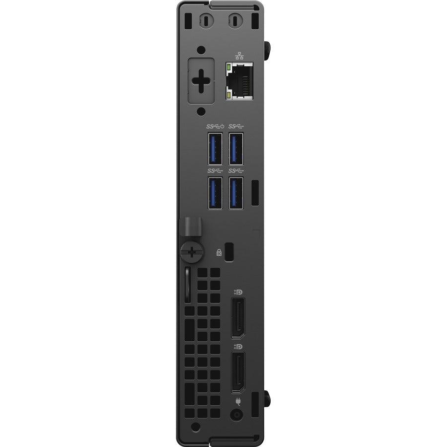 Dell 8Fgr2 Pc/Workstation Ddr4-Sdram I3-10105T Mff Intel® Core™ I3 8 Gb 500 Gb Hdd Windows 10 Pro Mini Pc Black