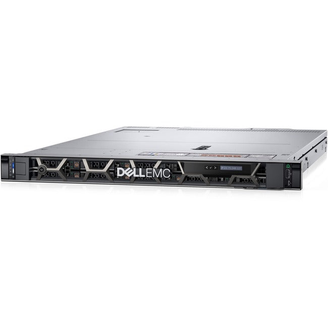 Dell EMC PowerEdge R450 2U Rack-mountable Server - 2 x Intel Xeon Silver 4310 2.10 GHz - 32 GB RAM - 480 GB SSD - (1 x 480GB) SSD Configuration - Serial ATA/600, 12Gb/s SAS Controller P7K9K