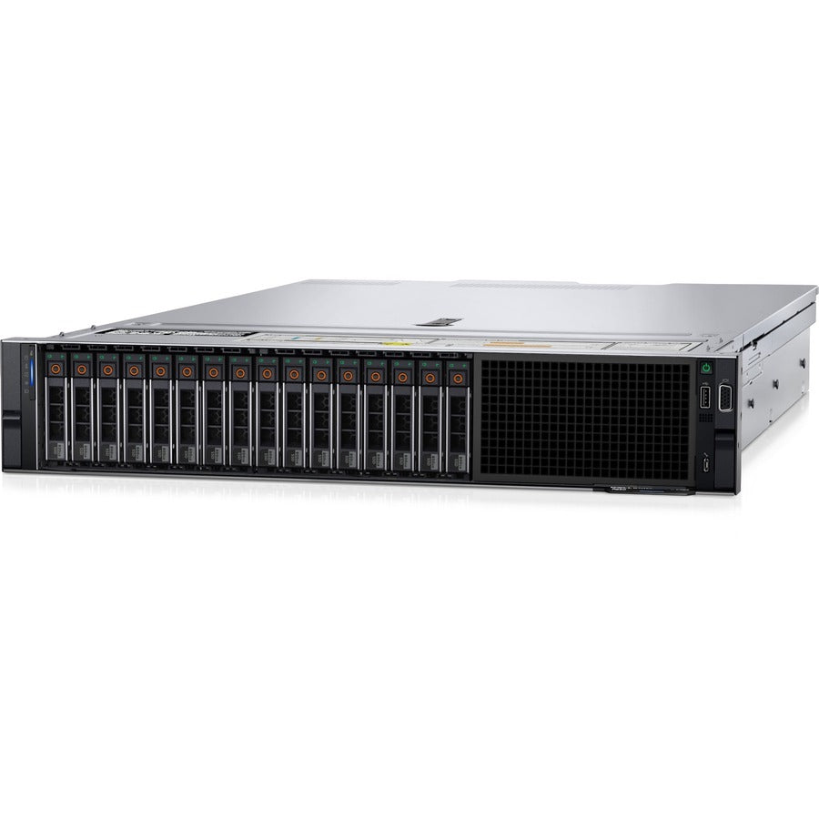 Dell EMC PowerEdge R550 2U Rack-mountable Server - 1 x Intel Xeon Silver 4310 2.10 GHz - 32 GB RAM - 2 TB HDD - (1 x 2TB) HDD Configuration - Serial ATA/600, Serial Attached SCSI (SAS) Controller XT5T8