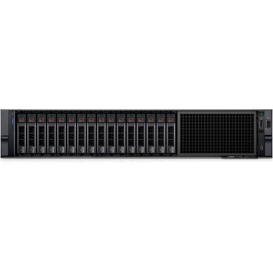 Dell EMC PowerEdge R550 2U Rack-mountable Server - 2 x Intel Xeon Silver 4310 2.10 GHz - 32 GB RAM - 2 TB HDD - (1 x 2TB) HDD Configuration - Serial ATA/600, Serial Attached SCSI (SAS) Controller 5CYF9