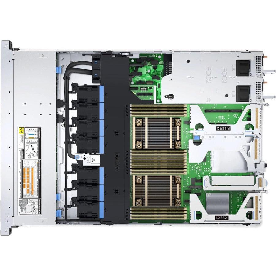 Dell EMC PowerEdge R650xs 1U Rack-mountable Server - 1 x Intel Xeon Gold 5318Y 2.10 GHz - 32 GB RAM - 480 GB SSD - (1 x 480GB) SSD Configuration - Serial ATA/600, 12Gb/s SAS Controller 87TR2