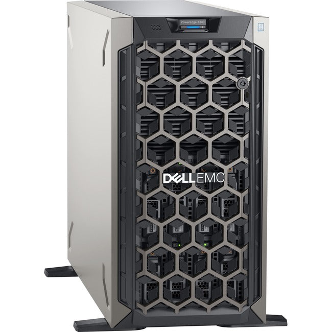 Dell EMC PowerEdge T340 5U Tower Server - 1 x Intel Xeon E-2234 3.60 GHz - 8 GB RAM - 1 TB HDD - (1 x 1TB) HDD Configuration - Serial ATA Controller - 1 Year ProSupport XDX41