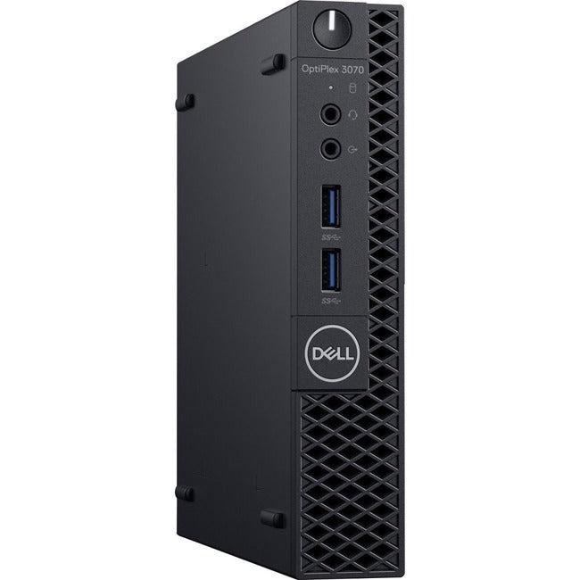 Dell OptiPlex 3000 3070 Desktop Computer - Intel Core i5 9th Gen i5-9500T - 8 GB - 256 GB SSD - Micro PC W7XP4