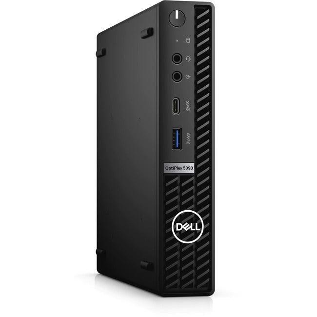 Dell OptiPlex 5000 5090 Desktop Computer - Intel Core i5 10th Gen i5-10500T - 8 GB - 256 GB SSD - Micro PC - Black DVP0J