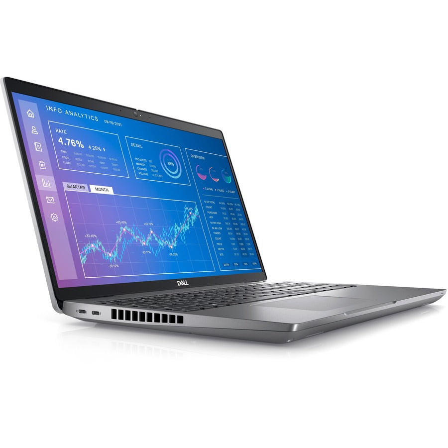 Dell Precision 3000 3571 15.6 Mobile Workstation - Full HD - Intel Core i5 12th Gen i5-12600H - vPro Technology - 16 GB - 256 GB SSD - English (US) Keyboard - Titan Gray" KXT3J
