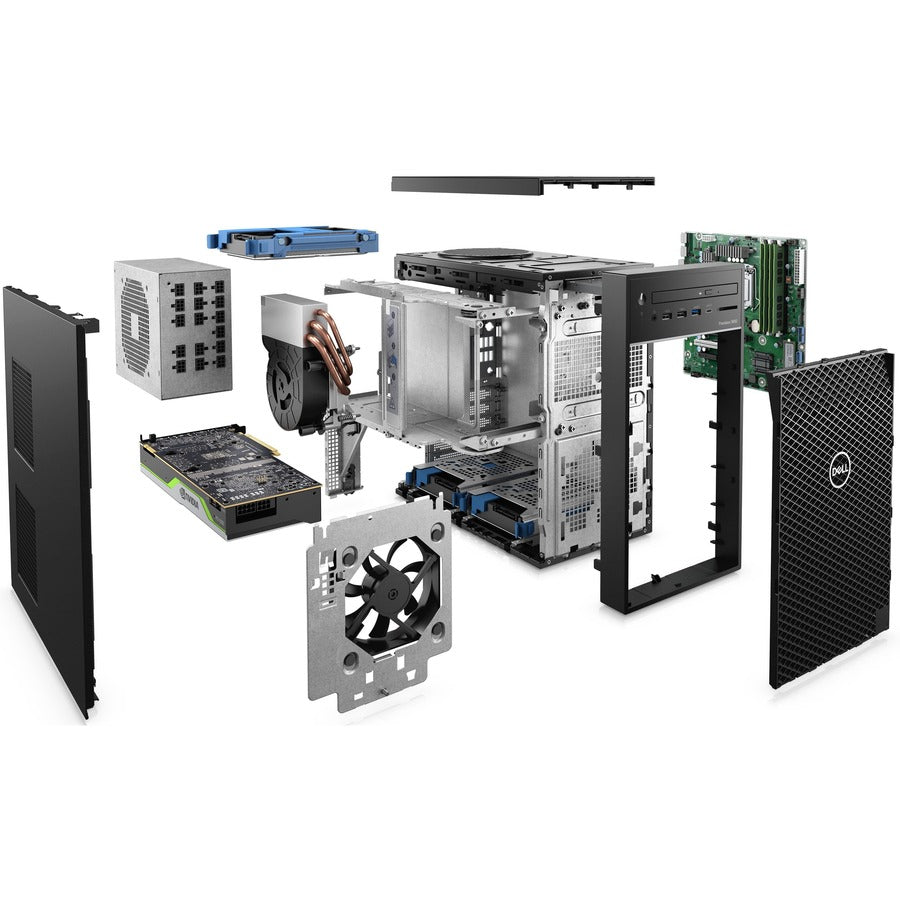 Dell Precision 3650 Ddr4-Sdram I5-10505 Tower Intel® Core™ I5 16 Gb 256 Gb Ssd Windows 10 Pro Workstation Black