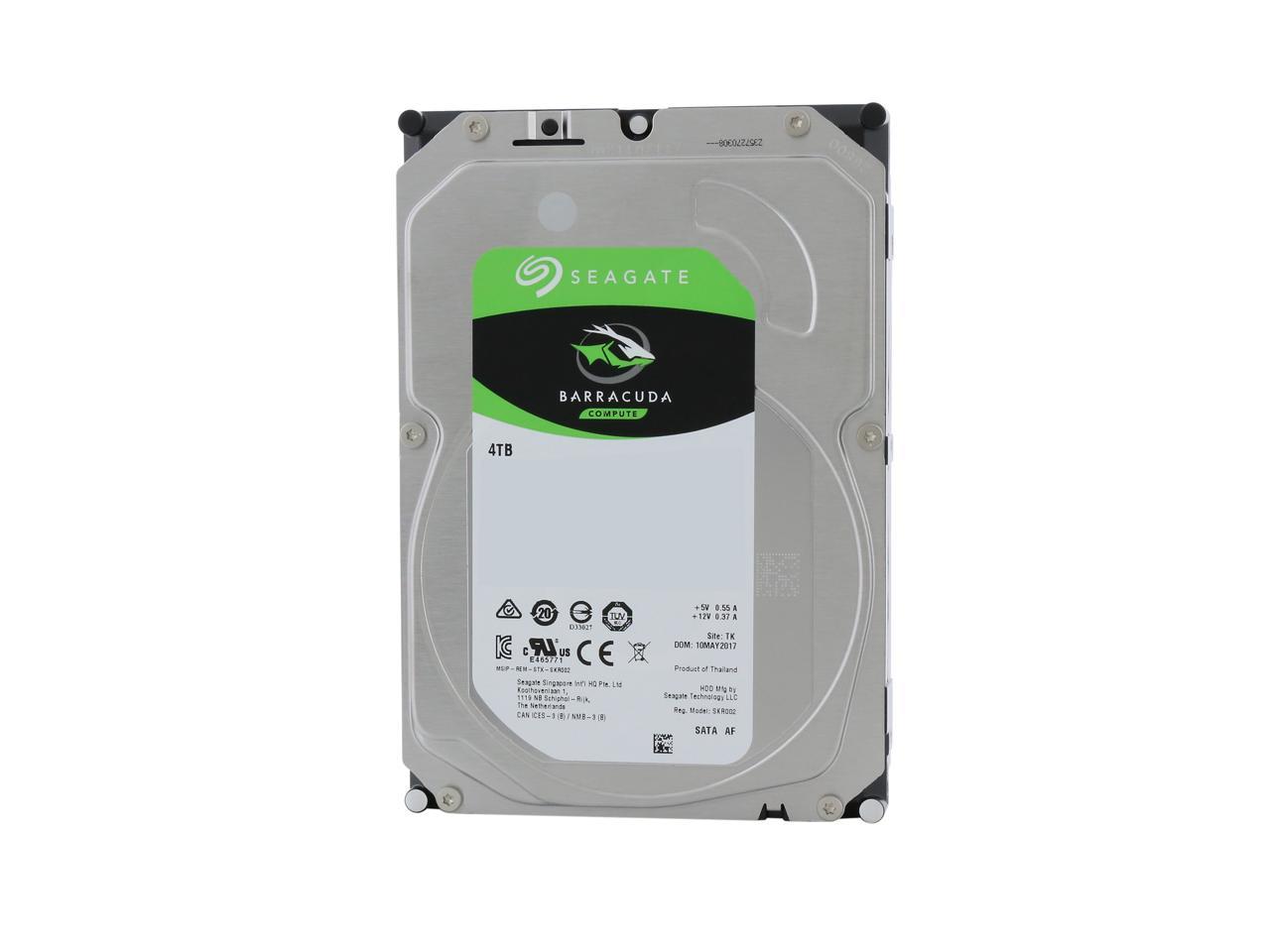 Desktop Hard Drive - Seagate BarraCuda 3.5 HDD Internal SATA Storage | TecISoft ST4000DM004